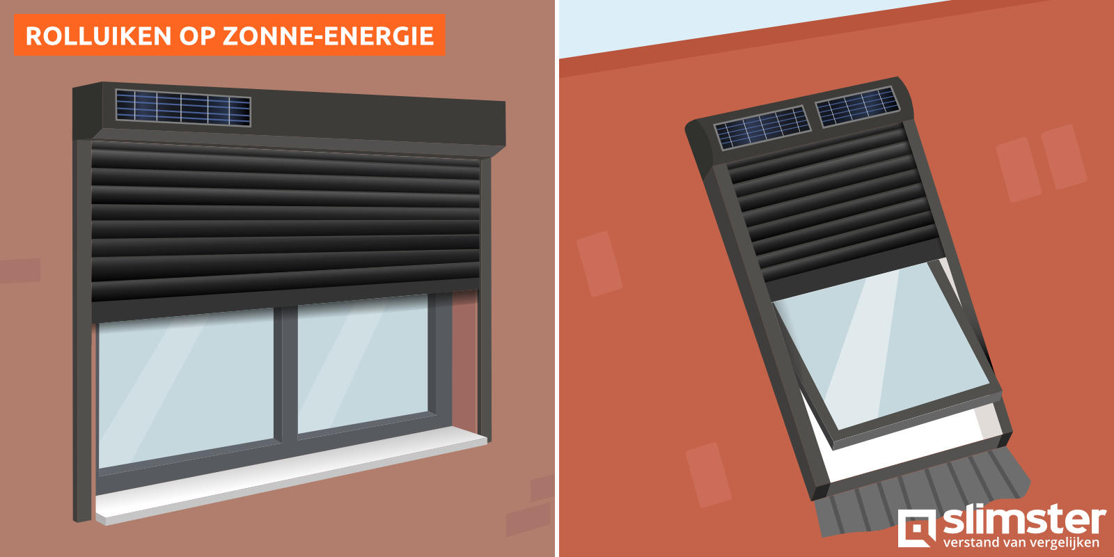 rolluiken op zonne energie
